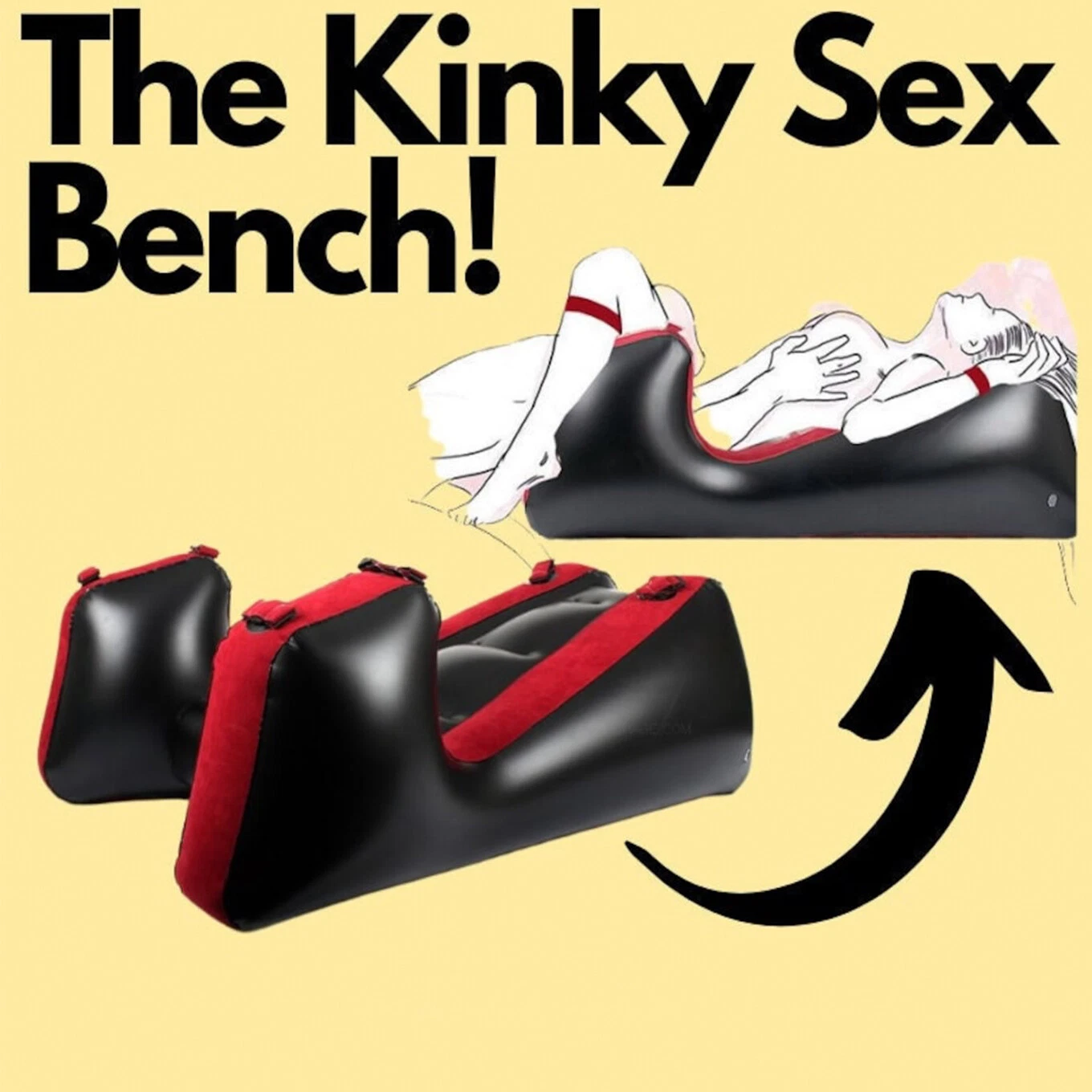 Inflatable Sofa with Strap Bed Love Position Chair